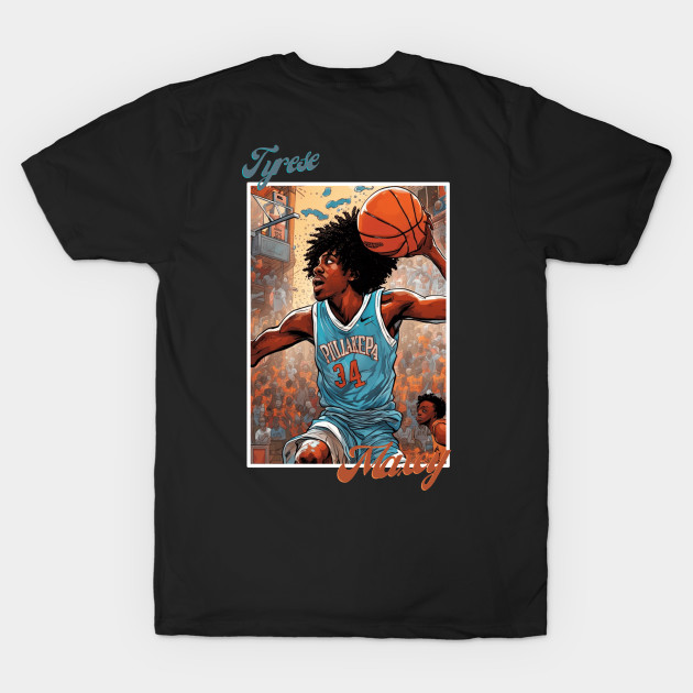 Tyrese Maxey Philadelphia victor illustration design by Nasromaystro